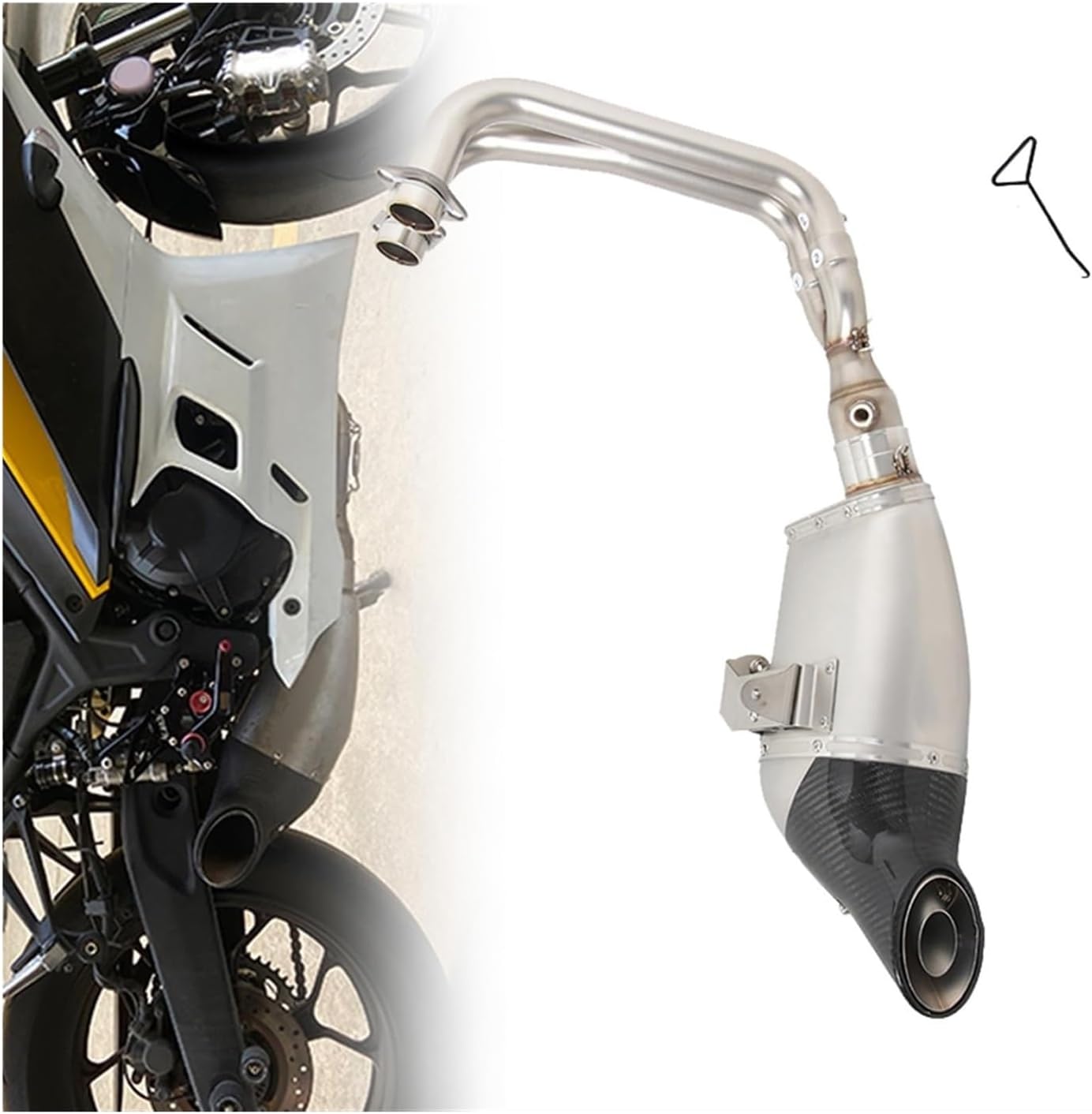 YZF-R25 YZF-R3 MT25 MT03 社外エキパイ 触媒付き 【公式通販】
